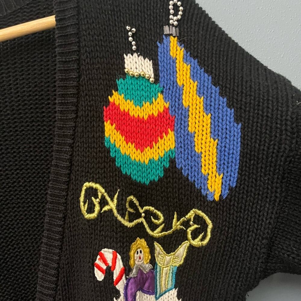 Vintage Work in Progress Christmas Cardigan - Picture 4 of 6